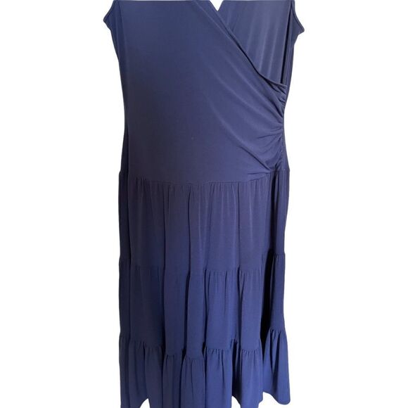 Talbots Tiered Stretch Dress - Size 12 - Picture 4 of 5